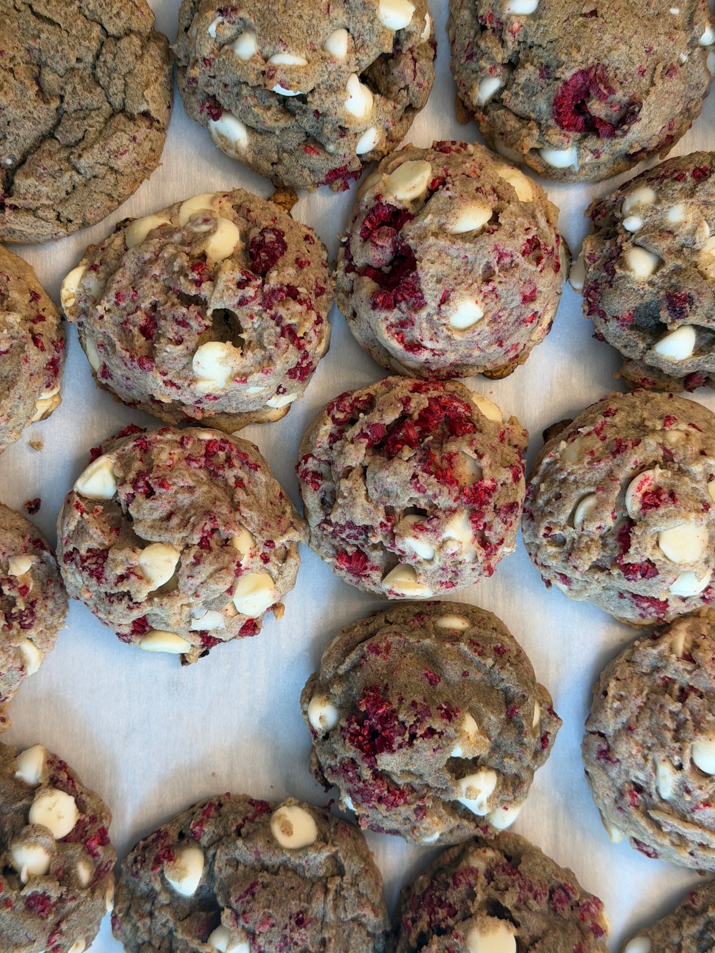 White Chocolate Raspberry Cookie