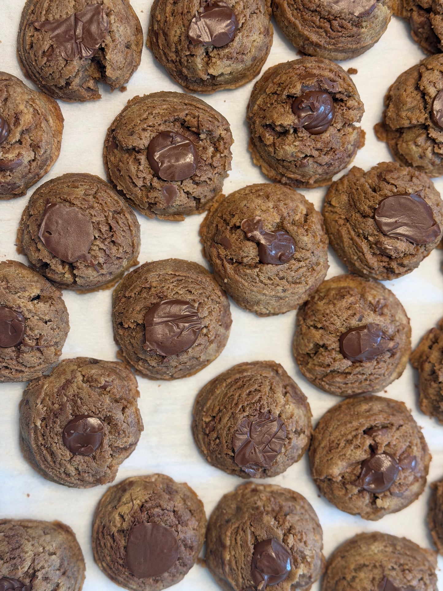 Brown Butter Nutella Chocolate Chip Cookie